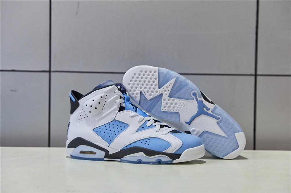 Pk God air Jordan 6 retro university blue retail materials ready to ship